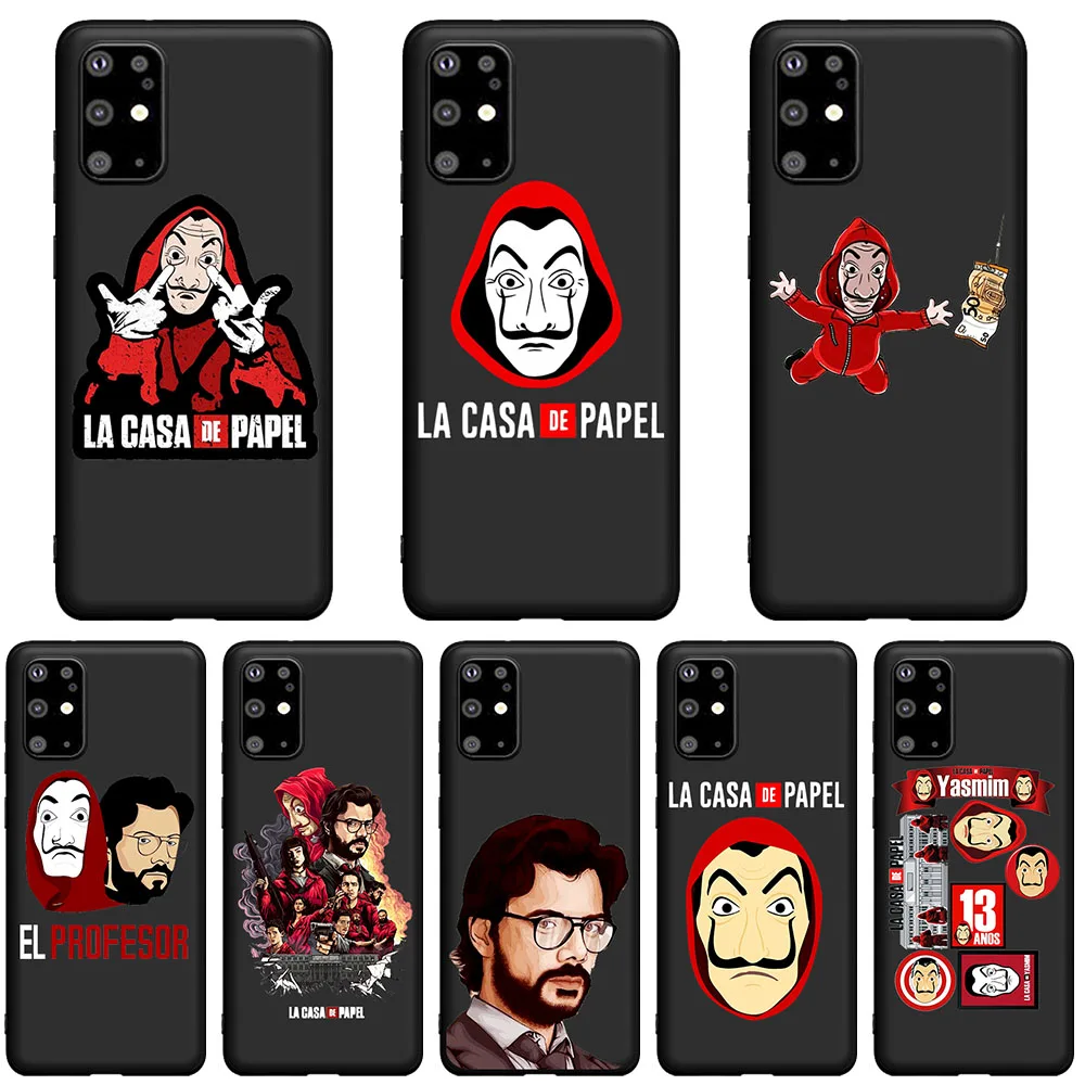 

For Samsung Galaxy M10 M20 M30 M40 J3 J5 2017 J6 J7 J8 2018 J4 J6 Plus La Casa De Papel Money Heist Phone Case Soft Back Cover