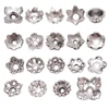 50PCS Metal Hollow Beads Alloy End Caps Tibetan Silver Separate Beads Alloy Flowers For DIY Necklace Bracelet Jewelry Making ► Photo 2/6