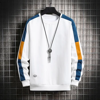 Stripe Sleeve lightweight Sweatshirt