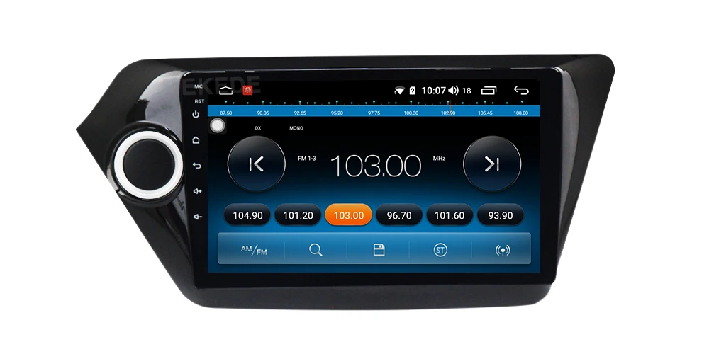 MEKEDE Android9.0 четырехъядерный автомобильный dvd-плеер gps навигатор для KIA K2 RIO 2010- с русским меню bluetooth радио кассеты