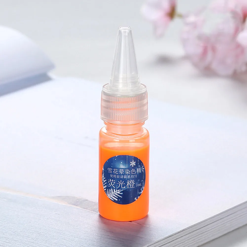 fluorescent orange Горячая клей кристально чистый эпоксидный для самостоятельного изготовления ювелирных изделий художественные поделки 15 цветов формы для искусства красящий пигмент LBV - Цвет: fluorescent orange