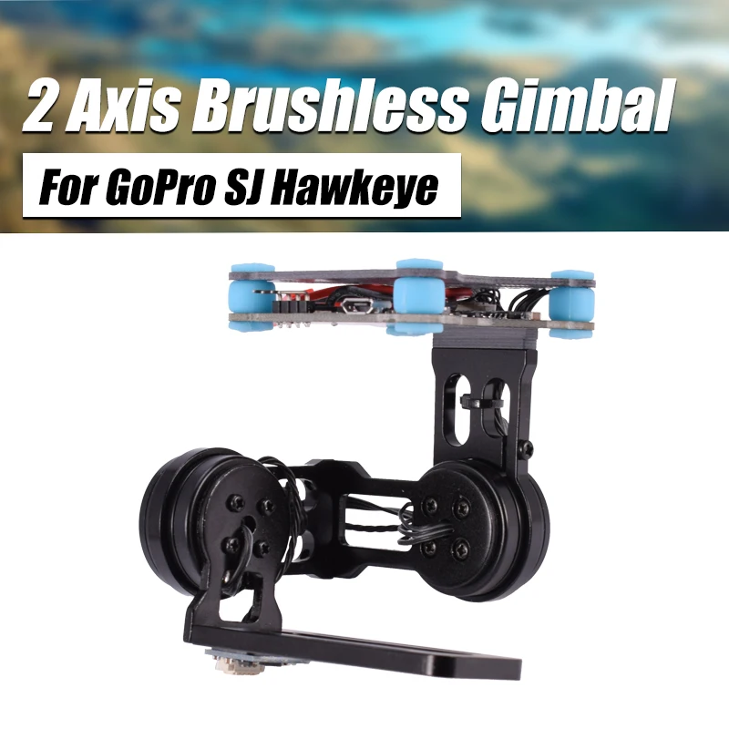 2 осевой бесщеточный карданный мини Сверхлегкий стабилизатор для GoPro SJ Hawkeye Cheerson