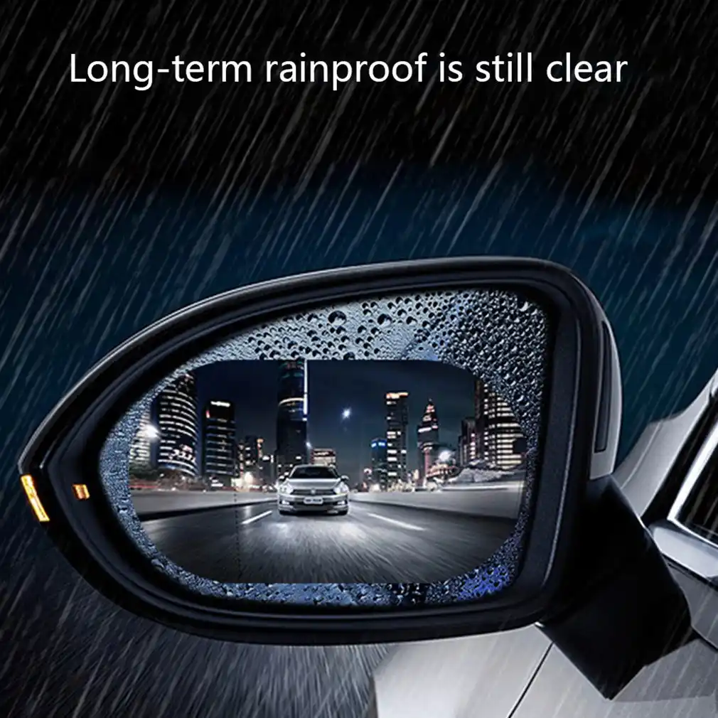 車のバックミラー雨フィルム車のリアビューカメラ反射ミラーフィルム雨の日ナノ防曇眩しい保護 鏡 カバー Aliexpress
