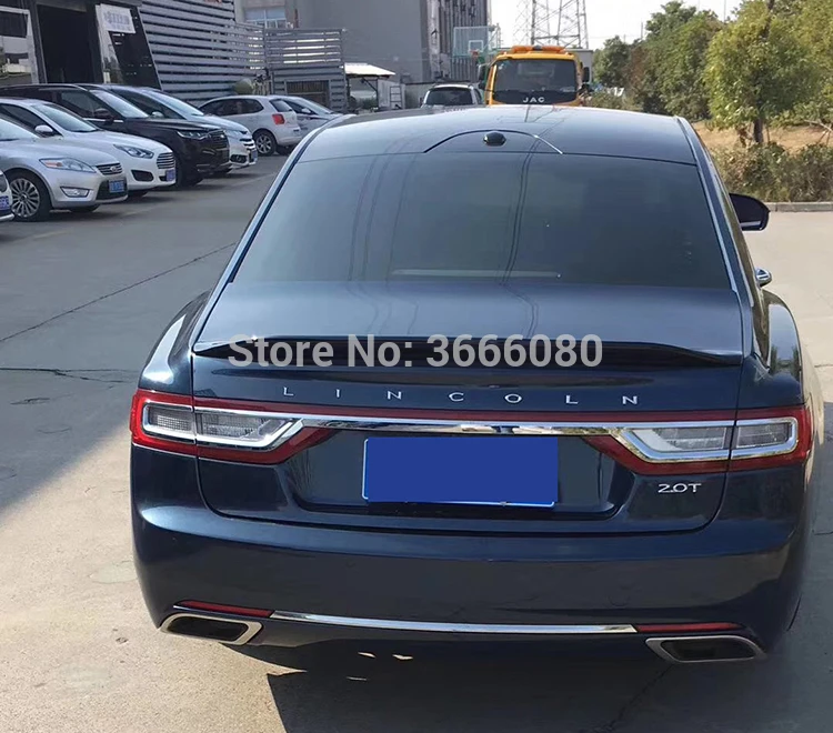 Автомобильные аксессуары ABS пластик Неокрашенный задний спойлер на крыло, крышу багажника губы загрузки протектор для LINCOLN непрерывтай 2006