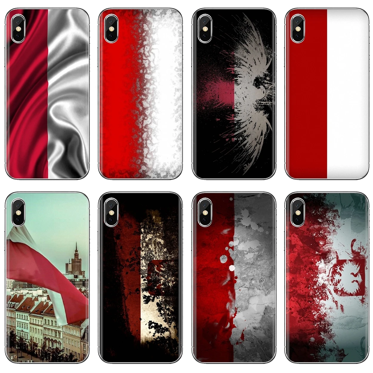 For Xiaomi mi Redmi Note 3 4 4X 5 6 7 8 8t 9 9s 9t 10 pro lite PL Retro Poland National Flag Banner Soft TPU Case | Мобильные