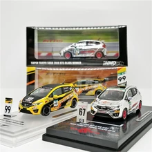 1: 64 INNO64 Honda Fit 3 RS#99 J'S Racing#67 Team Yamato Super Taikyu CARLOVERDIECAST EDITION литая модель автомобиля