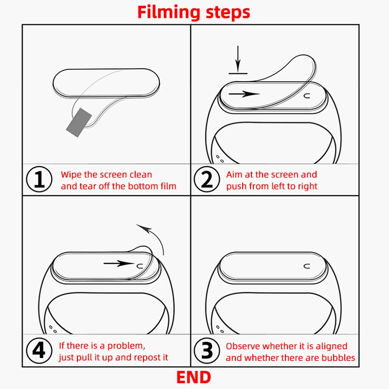 9D Protective Film Glass for Xiaomi Mi band 4 5 6 Full Cover for Mi band5 Smart Watchband Soft Screen Protector For Mi Band Case 9D Protective Film Glass for Xiaomi Mi band 4 5 6 Full Cover for Mi band5 Smart Watchband Soft Screen Protector For Mi Band Case