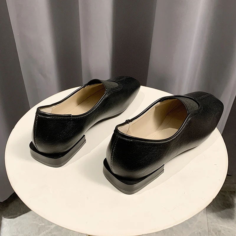 Женские балетки из мягкой кожи женские мокасины без застежки Повседневная обувь