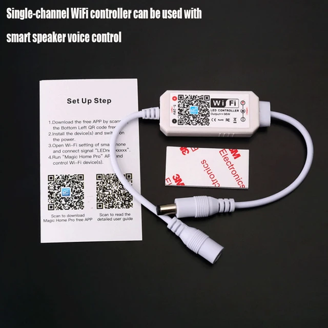 Magic Home-Minicontrolador Inalámbrico De DC12-24V, Controlador.