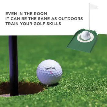 

Golf Putting Practice Cup Golf Putting Green Regulation Cup Hole With Flag Indoor Practice Training Aids