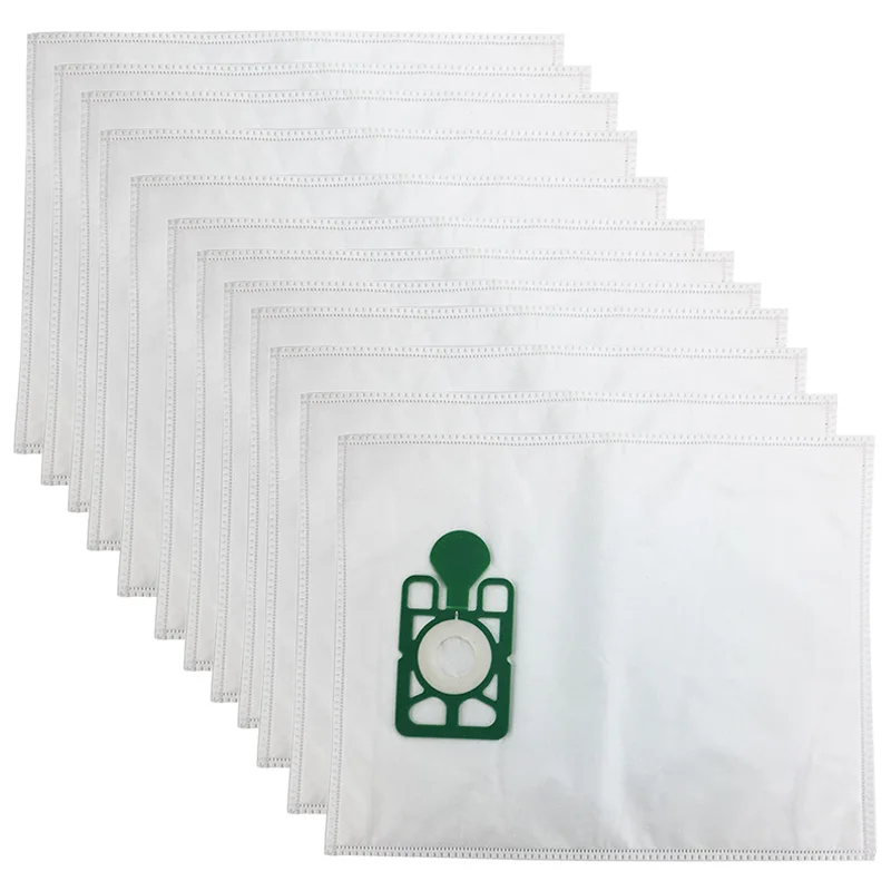 

Top Sale 12Pcs Vacuum Cleaner Bags HEPA Filter Dust Bag Replacement for Numatic HVR200 Henry James NVH200, NRV200, NV200, NV250,