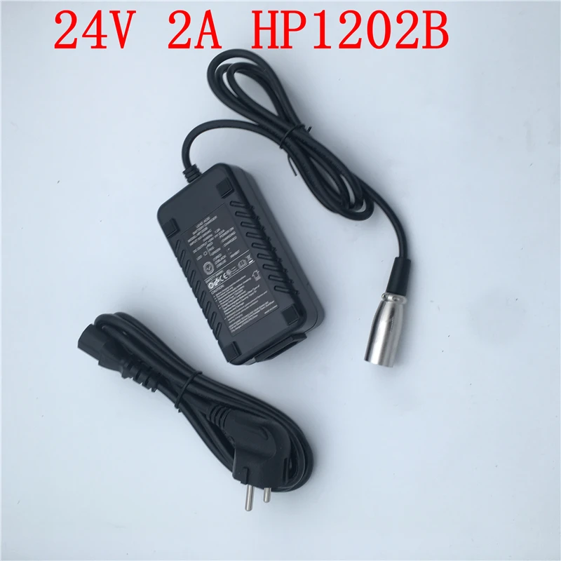 Высокая мощность 24 В 2A HP1202B свинцово-Кислотное зарядное устройство для мобильных скутеров зарядное устройство для аккумуляторов HP1202B