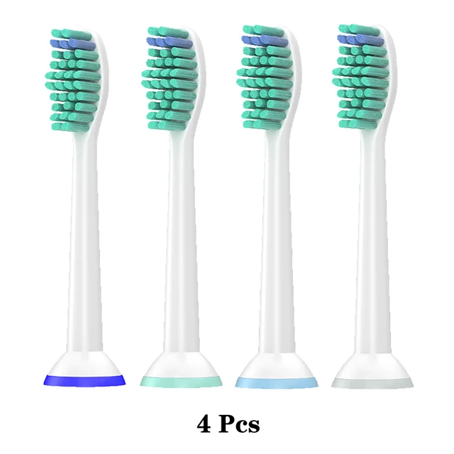 Brush Heads Replacement Compatible with Phillips Sonicare Electric Toothbrush DiamondClean, HealthyWhite, FlexCare HX6064 HX6730 4Pcs-C1