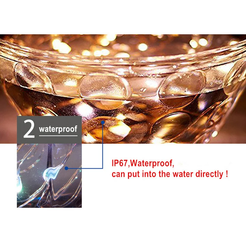 Decor Light String USB Waterproof Holiday Seasonal Home Fairy Lamp 10M