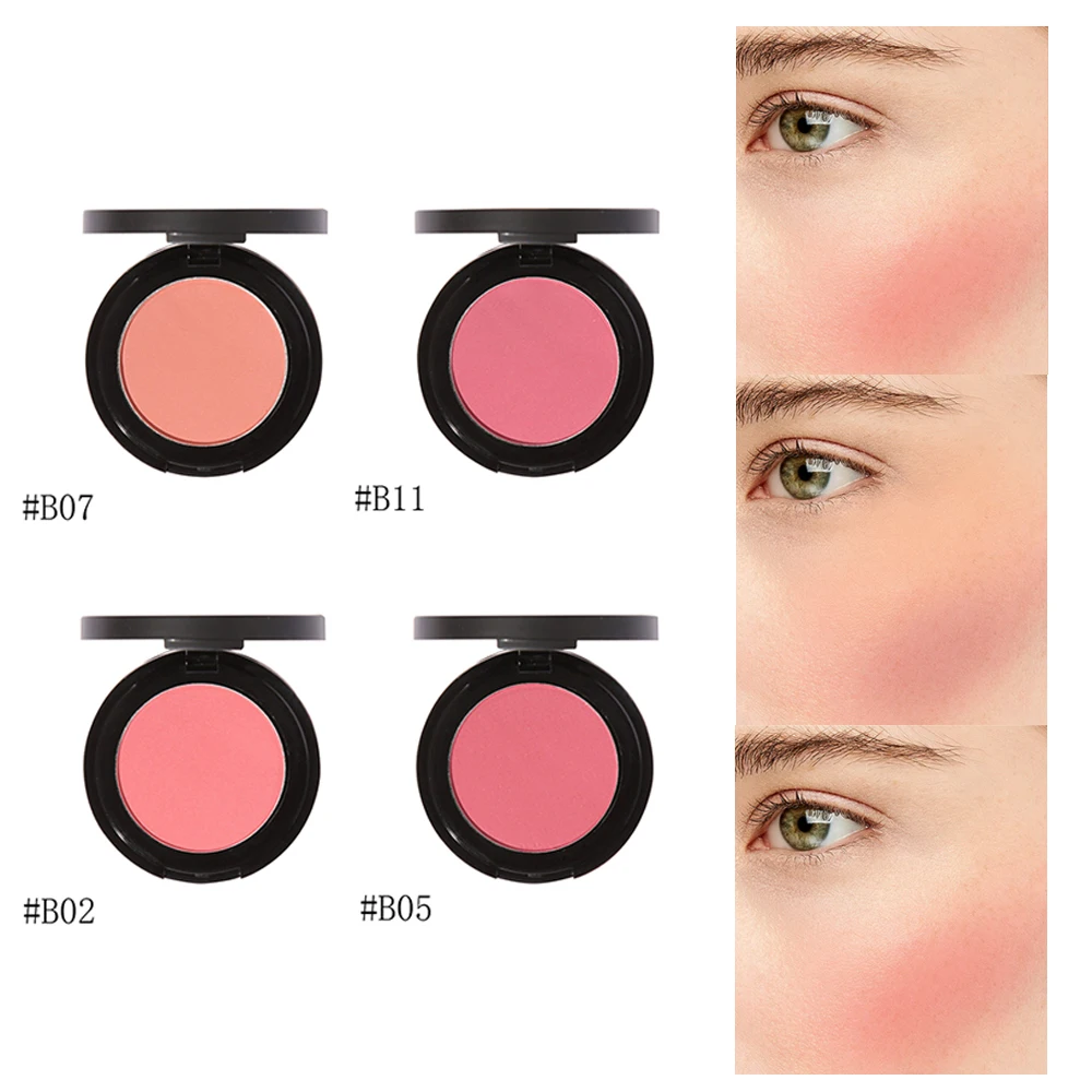Manooby Румяна для макияжа лица пудра Miss Rose Blusher палитра матовых румян контурная