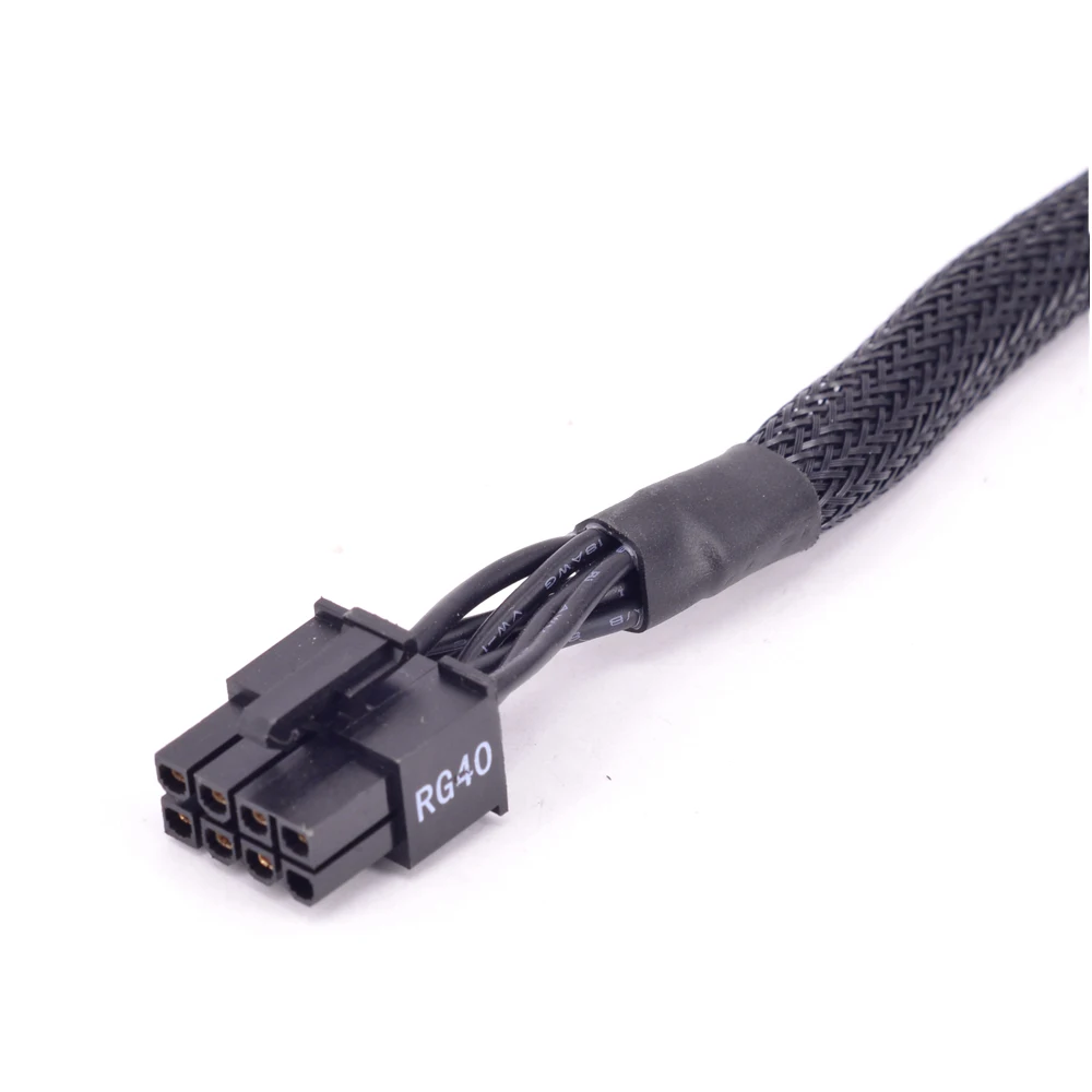 8Pin to 2 port 6+2pin cable with sleeve (3)