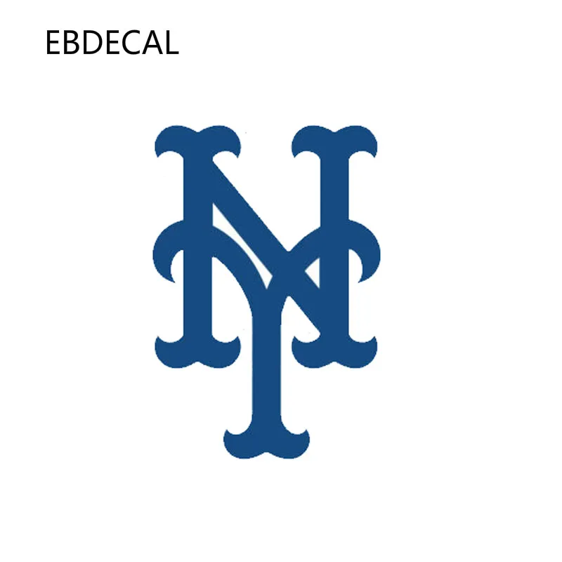 Ebdeckle Нью Йорк Mets буквы Карта Флаг для Авто/бампер/окно/наклейка на стену стикеры