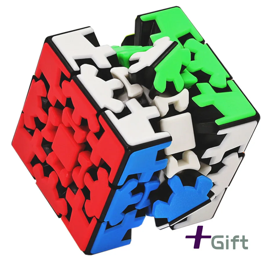 Magic cube puzzle YuMo ZhiChen Gear cube 3x3x3 3x3 special educational twist wisdom toys game cube gift