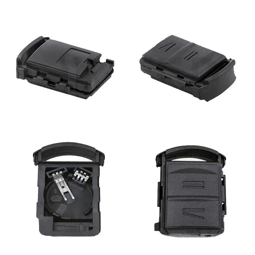 Black 2 шт. 2 Кнопка чехол для ключа подходит для OPEL Vauxhall Corsa Combo Tigra Meriva Брелок дистанционного управления Ремонтный комплект для OPEL Vauxhall Corsa Mode - Цвет: Black