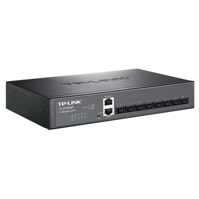 TP-LINK 全10GbE L3 8ポート スイッチ　TL-ST5008 TP-LINK TL-ST5008F 10ギガビットイーサネットスイッチ、全8ポート