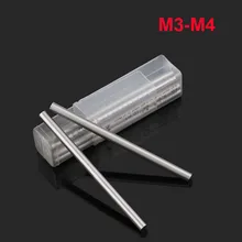 

1Pcs M3.0-M4.0 HSS Steel Round Rod Bar Lathe Rods Shaft Linear Shafts L 100mm