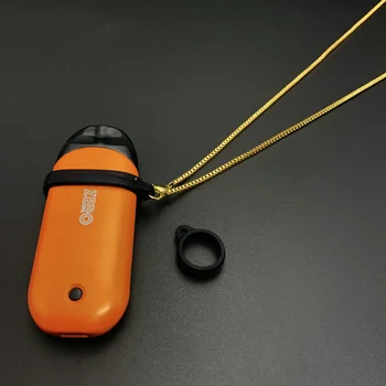 

50pcs Gold Square Chain Metal Lanyard Vape Pod Accessories for Diameter 13-32mm with Buckle Hole E-cig Kit Pod Vape System
