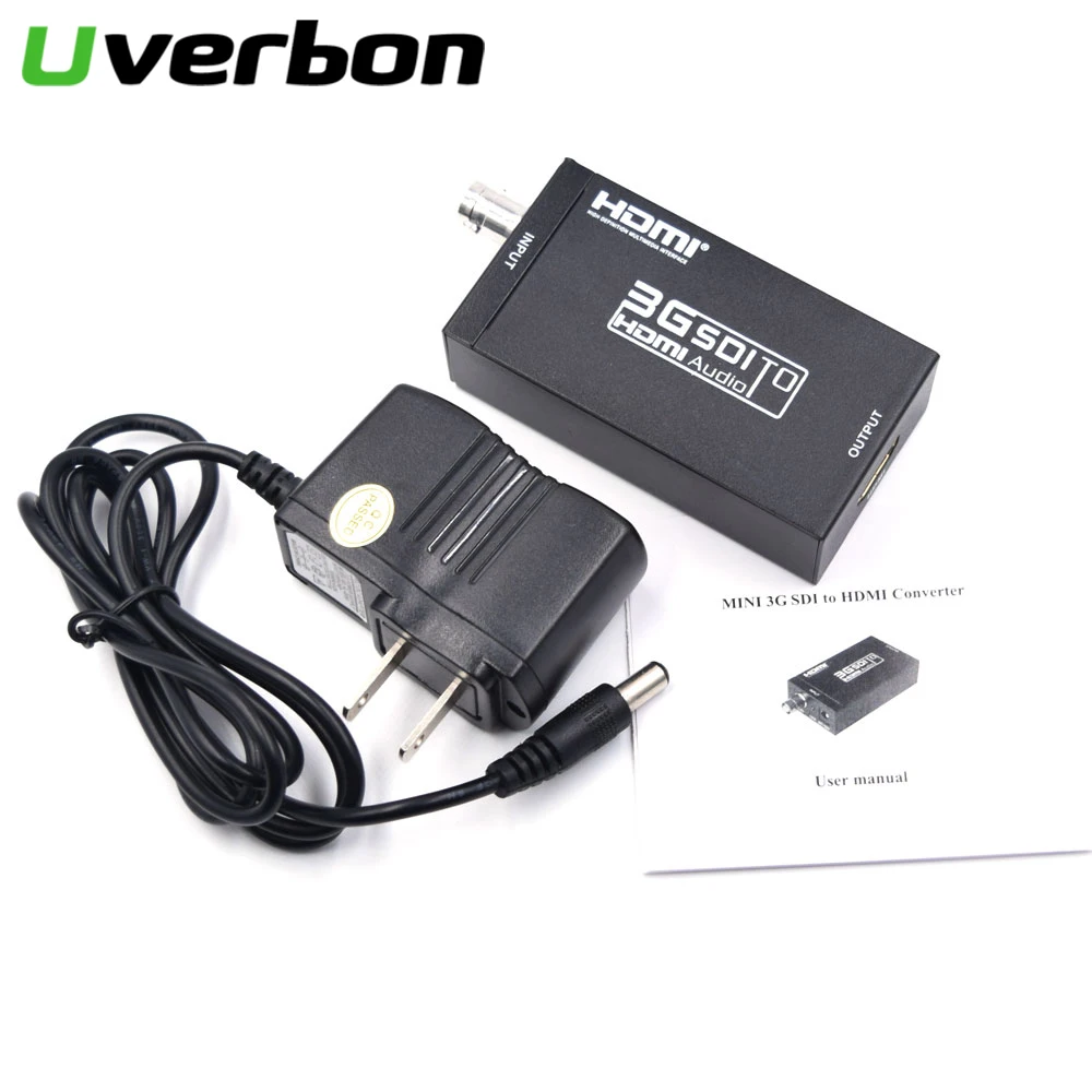 

HDMI Cable 3G SDI to HDMI Converter Adapter Support HD-SDI/3G-SDI 1080P Multimedia HD Video Converter Portable For Monitor HDTV
