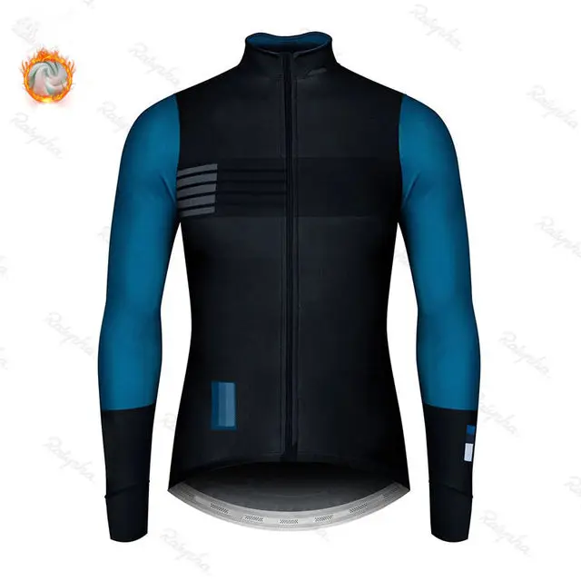 Gobike зимняя одежда для велоспорта с длинным рукавом, велосипедная рубашка, чрезвычайно геотермальный жилет, зимняя одежда для велоспорта, теплый комплект для велоспорта - Цвет: cycling jersey 10