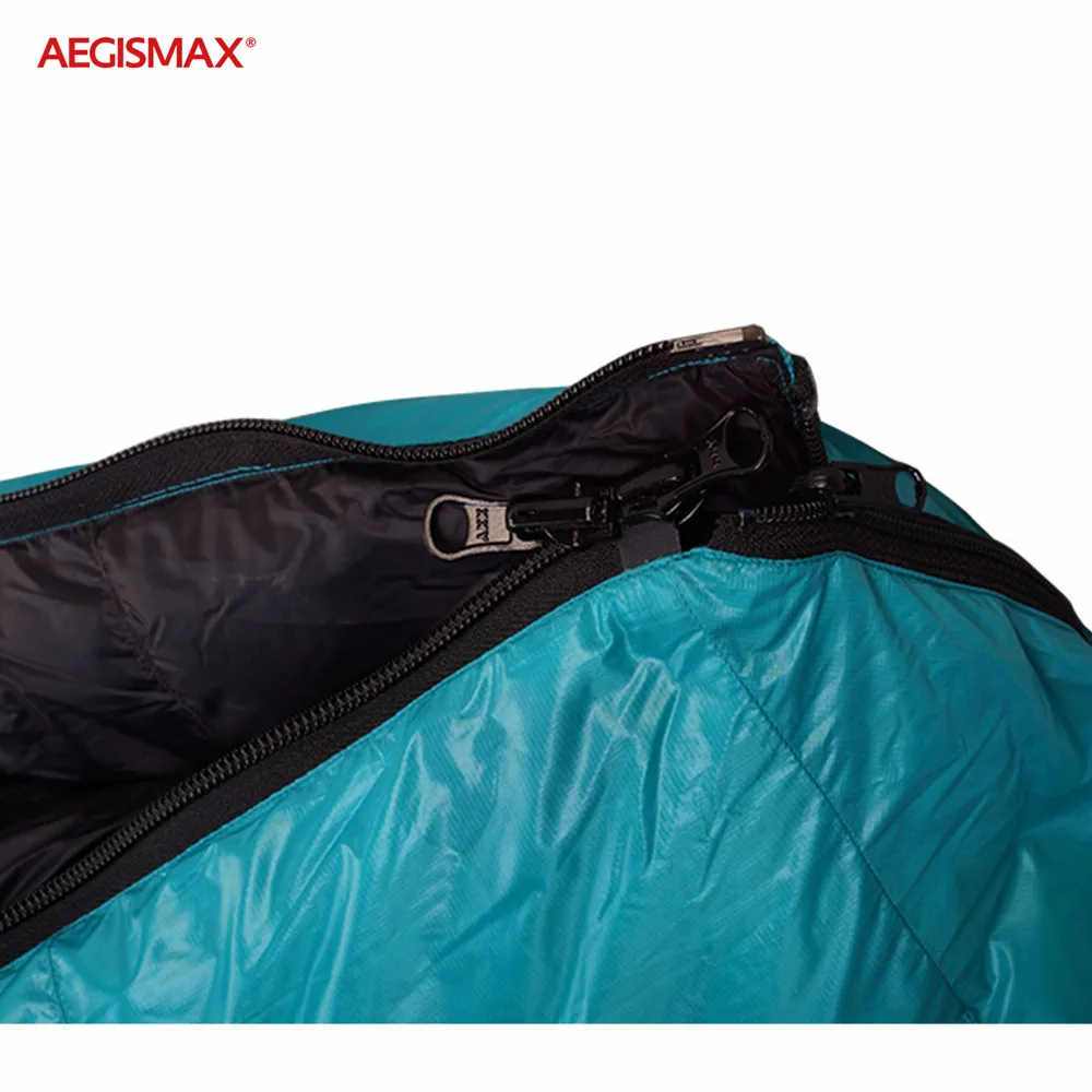 AEGISMAX EPLUS 95% гусиный пух FP800 спальный мешок сверхлегкие портативные спальные мешки типа «кокон» Сращивание открытый 14℉~ 25℉ спальный мешок