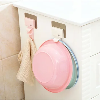 

1Pcs Kitchen Storage Rack Sink Hook Saving Space Wall-Mounted Undrilled Waterproof Strong Hook Wall Hanging