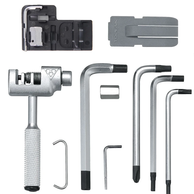 Topeak-TT2543 멀티 수리 도구 세트, 생존 기어 박스 자전거 사이클링 휴대용 도구 MTB 도로 자전거 렌치 키트