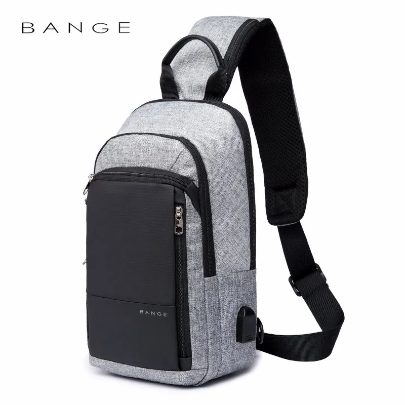 

2019 New Style Class Song Chest Pack Business Charging Shoulder Bag Trend Cool Chest Bag Waterproof Oxford Cloth