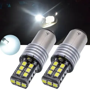 

10pcs 1157/BAY15D 2835LED White Car Tail Brake Stop Error Free Light Lamp Bulb T25 1016 1034 1130 1152 1154 1157 1158 1493