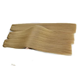 High Quality Vietnamese Hair Weft Bulk Virgin Hair Weave Cuticle Aligned Soft Human Hair Extension Color 12
