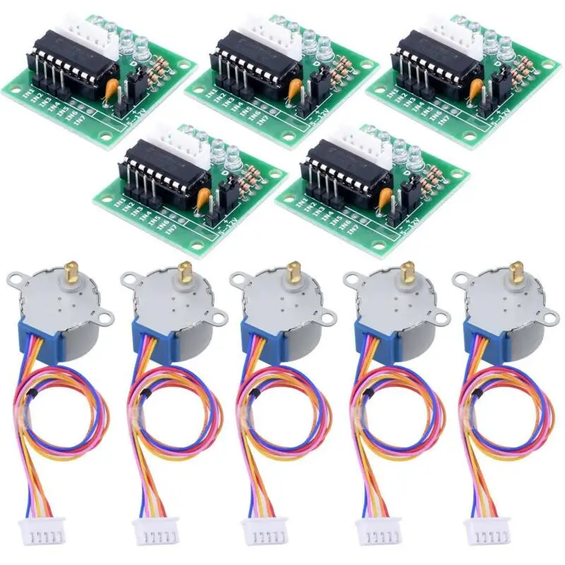 DC5V 4-фазный шаговый двигатель привода доска модуль 4пр Шаг Драйвер для Arduino