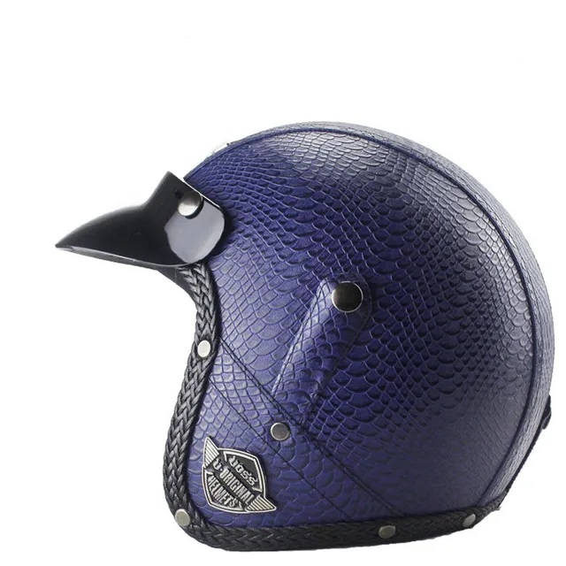 Vega Vintage Motorcycle Helmet For Men 
