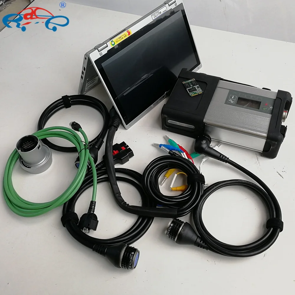 

Mb Star C5 SD COnnect C5 with Used P-anasonic CF-AX2 I5 CPU 4G RAm Mini 480GB SSD V09/2019 for Mercedes Auto Diagnostic Tools