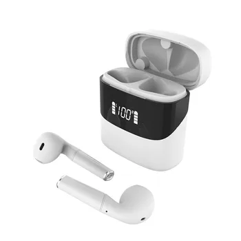 

Mini Portable Wireless Earphones Bluetooth V5.0 TWS Sports Gaming Earbuds LED Display Bluetooth Earsets with Charging Case