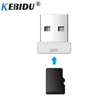 Kebidu мини-считыватель карт супер скорость USB 2,0 Micro SD/SDXC TF кард-ридер адаптер Высокое качество кард-ридер для компьютера