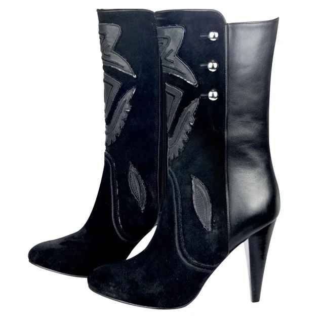 bottes classiques cuir femme