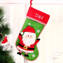 Зимние Модные рождественские носки орнамент с рождественской елкой вечерние праздничные рождественские теплые носки Санта Клаус Декор подарок# xm3