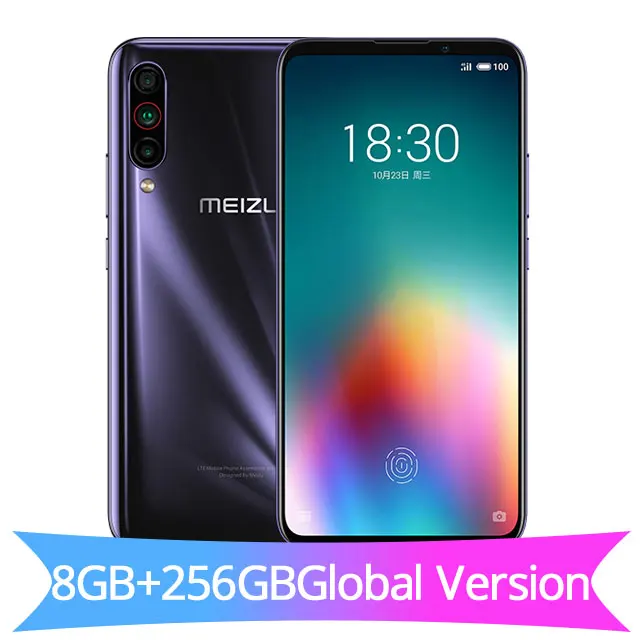Meizu 16T VOLTE 4 аппарат не привязан к оператору сотовой связи 6G/8G 128G/256 г Snapdragon 855 Octa Core 6," FHD+ безрамочный экран с Экран 3 задних камеры мобильного телефона 4500 мАч - Цвет: 8G 256G Blue