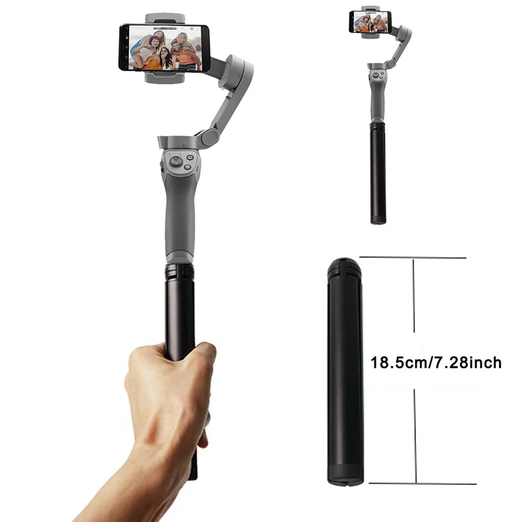Легкие стабилизаторы штатива крепления Gimbal держатель для DJI OSMO Mobile 3 камеры ручной смартфон Gimbal ручной ремень - Цвет: Black