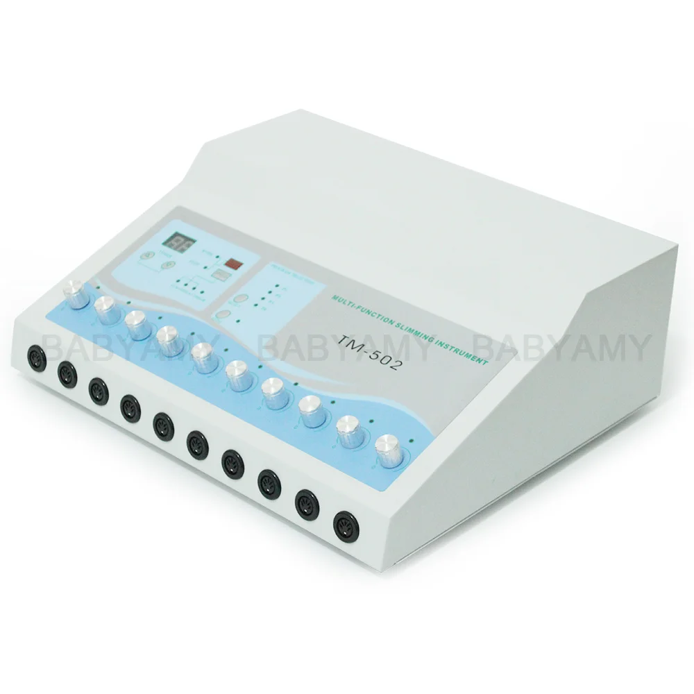 TM 502 русский волн EMS Электро стимулятор мышц потеря веса Массажная машина для