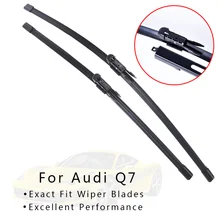 Щетки стеклоочистителя XYWPER для Audi Q7 2006 2007 2008 2009 2010 2011 2012 2013- автомобильные аксессуары мягкие резиновые стеклоочистители