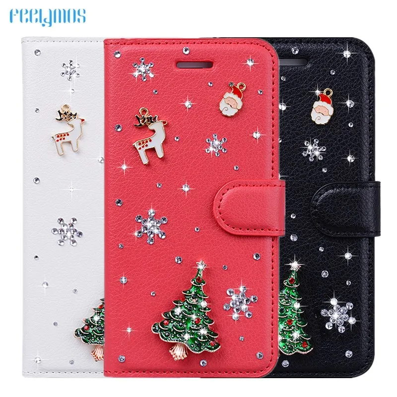 

Christmas gift Leather Cases for samsung galaxy A10 A10E A10S A2 Core A20E A20S A30 A20 A40 A50 A50S A30S A70 A60 A60S A80 A90 flip Back Cover 3D DIY Handmade Mobil Phone Case