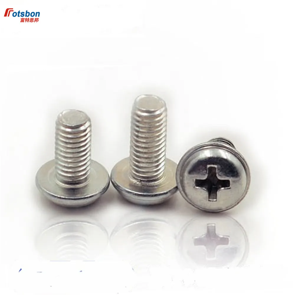 

M4 Cross Recessed Pan Head Screws With Collar Pan Head Pad Screw 201 Stainless Steel Flat Tail Phillip Plaine Puntas Vis DIN967