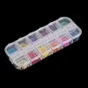 Nail Art Decorations Storage Box Gems Glitter Empty Rectangle Case Organizer Rhinestones Beads Slices Compartments Container ► Photo 3/6