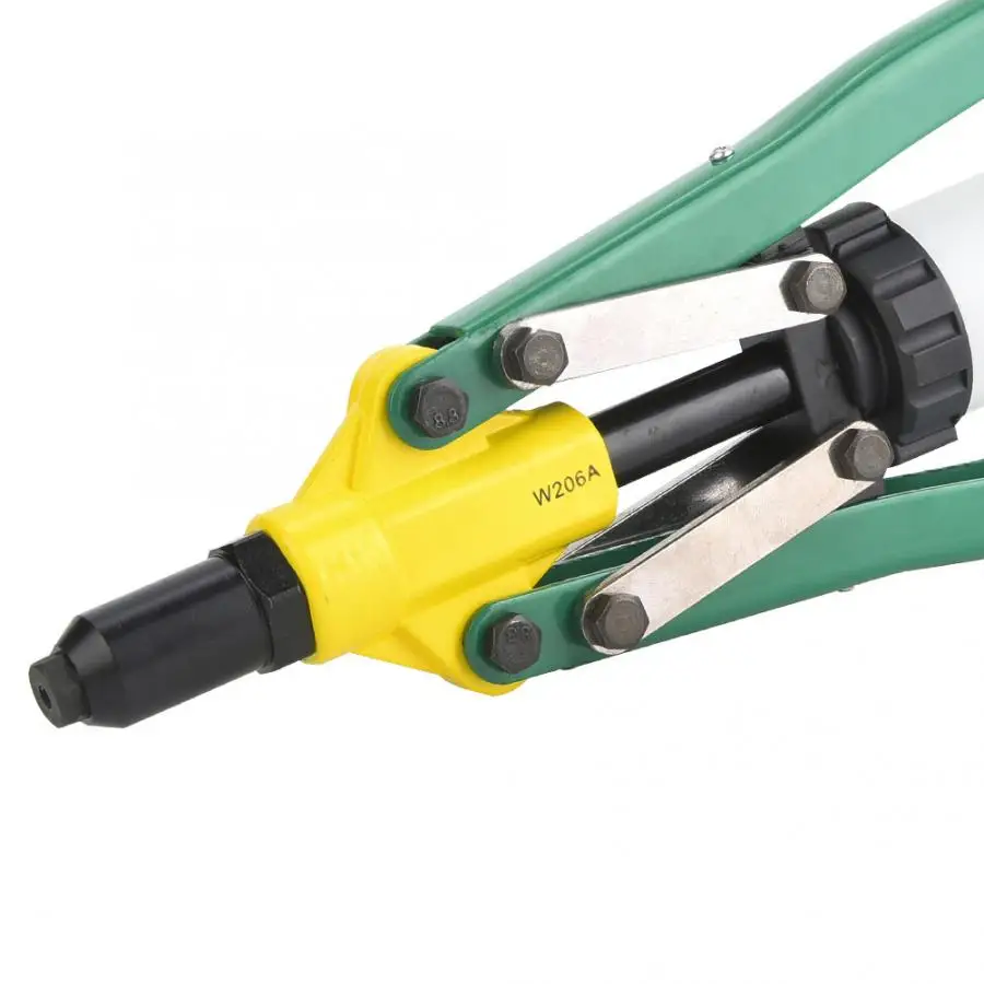 Riveter gun auto European Style Double Handle Hand Riveter Blind Rivet Gun for 2.4mm/3.2mm/4mm/4.8mm Rivets Tools herramientas