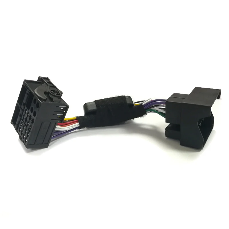 Черный Для RCD330 RCD510 многофункциональный переключатель рулевого колеса управление симулятор адаптер для VW Jetta 5 MK5 Golf MK5 MK6 Passat B6 - Цвет: Черный